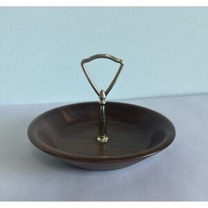 VTG OZARK WALNUTWARE NATIVE WOOD PRODUCTS 1960s OZARK MISSOURI 8" X 2" Bowl